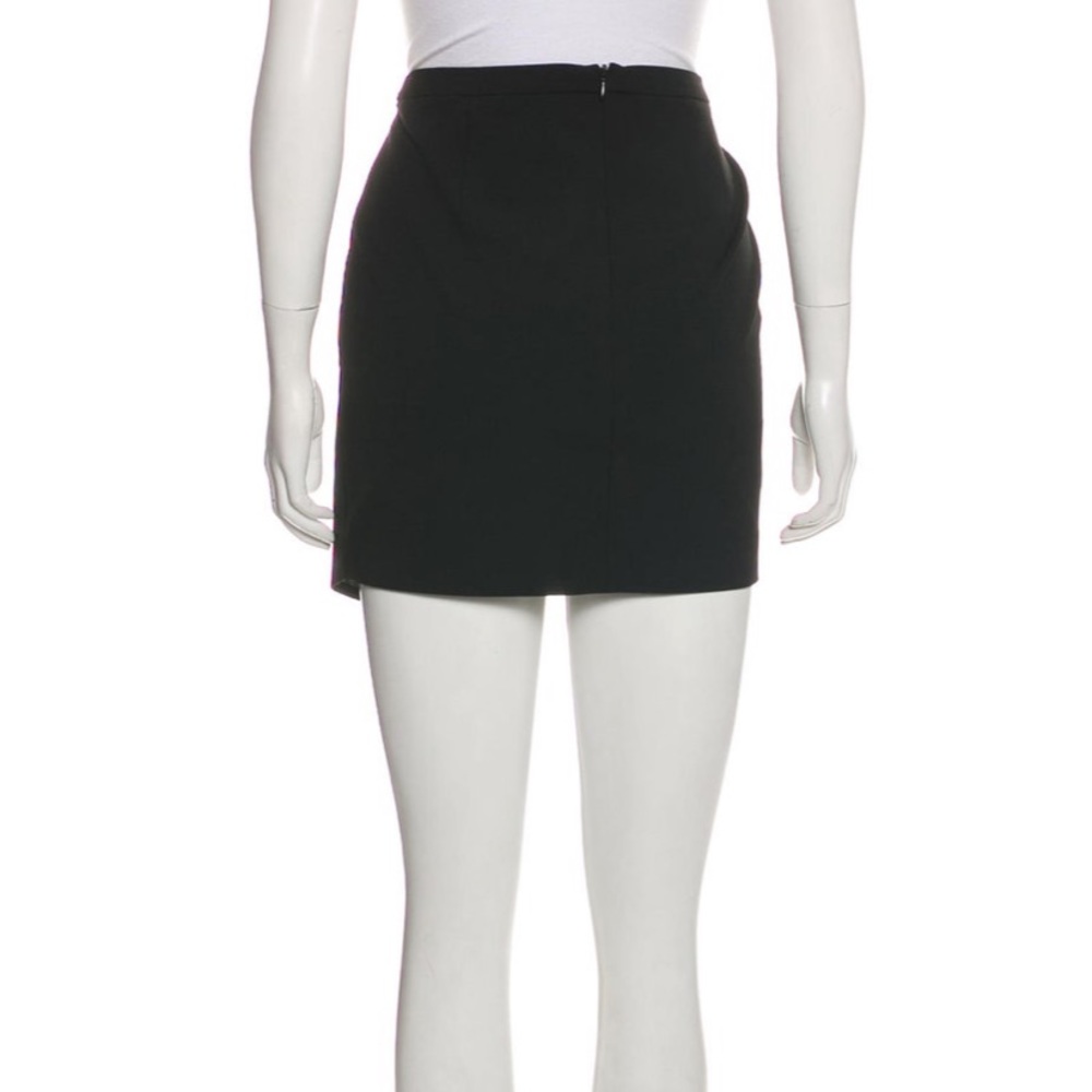 MASON Black Cutout Mini Skirt Size 2 - Picture 5 of 5